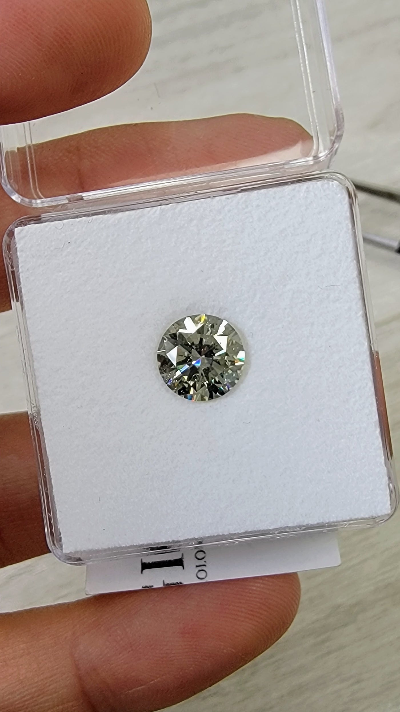 2.53ct Fancy Gray Round SI2 GIA