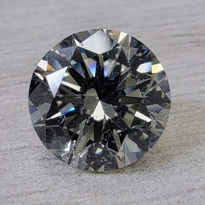 2.53ct Fancy Gray Round SI2 GIA