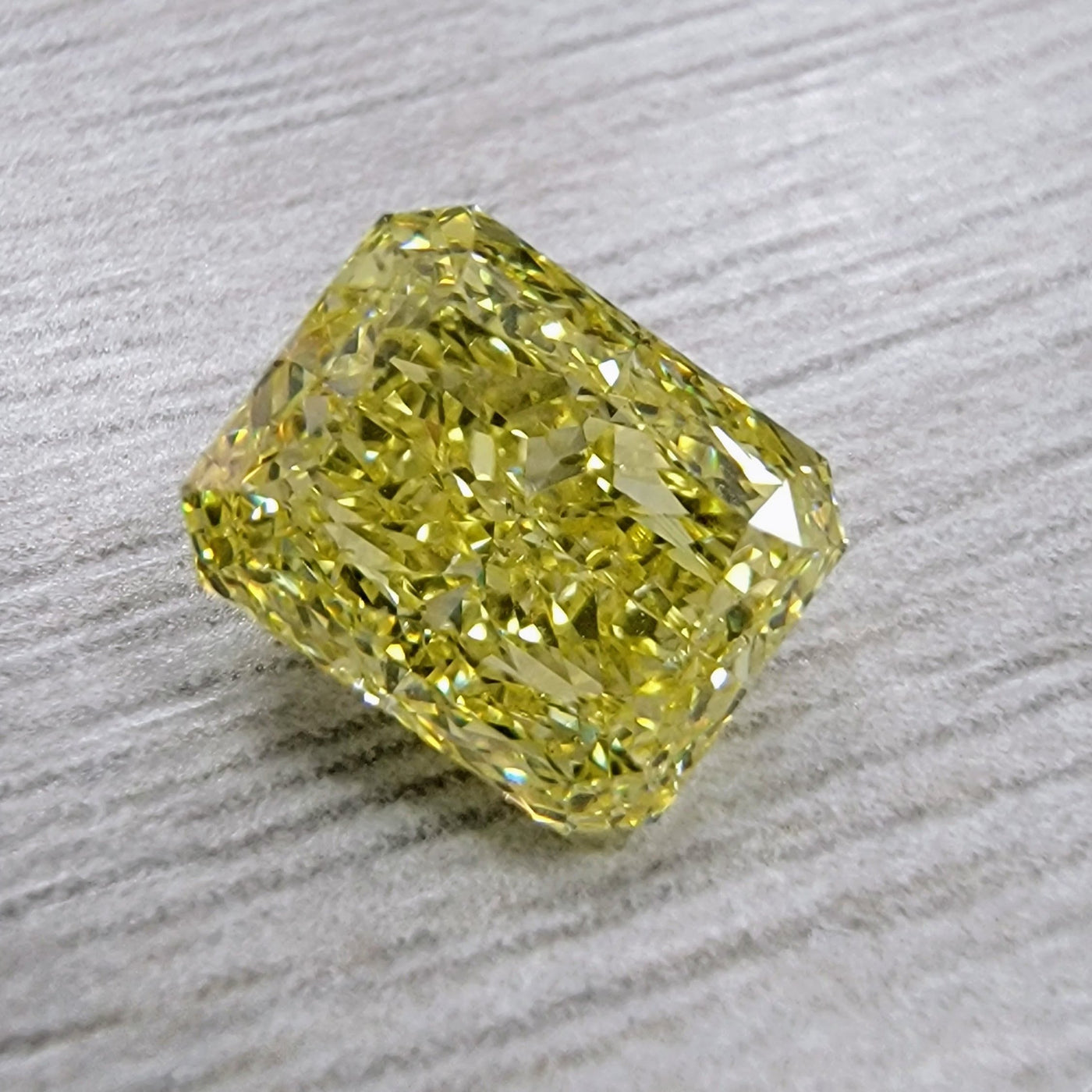 2.04ct Fancy Intense Yellow Elongated Radiant SI2 GIA