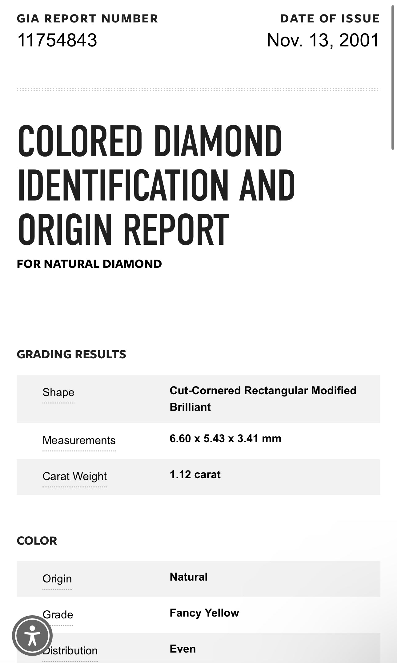 1.12ct & 1.34ct Fancy Yellow Radiants GIA