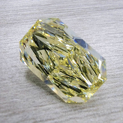 5.19ct Fancy Yellow Elongated Radiant SI1 GIA