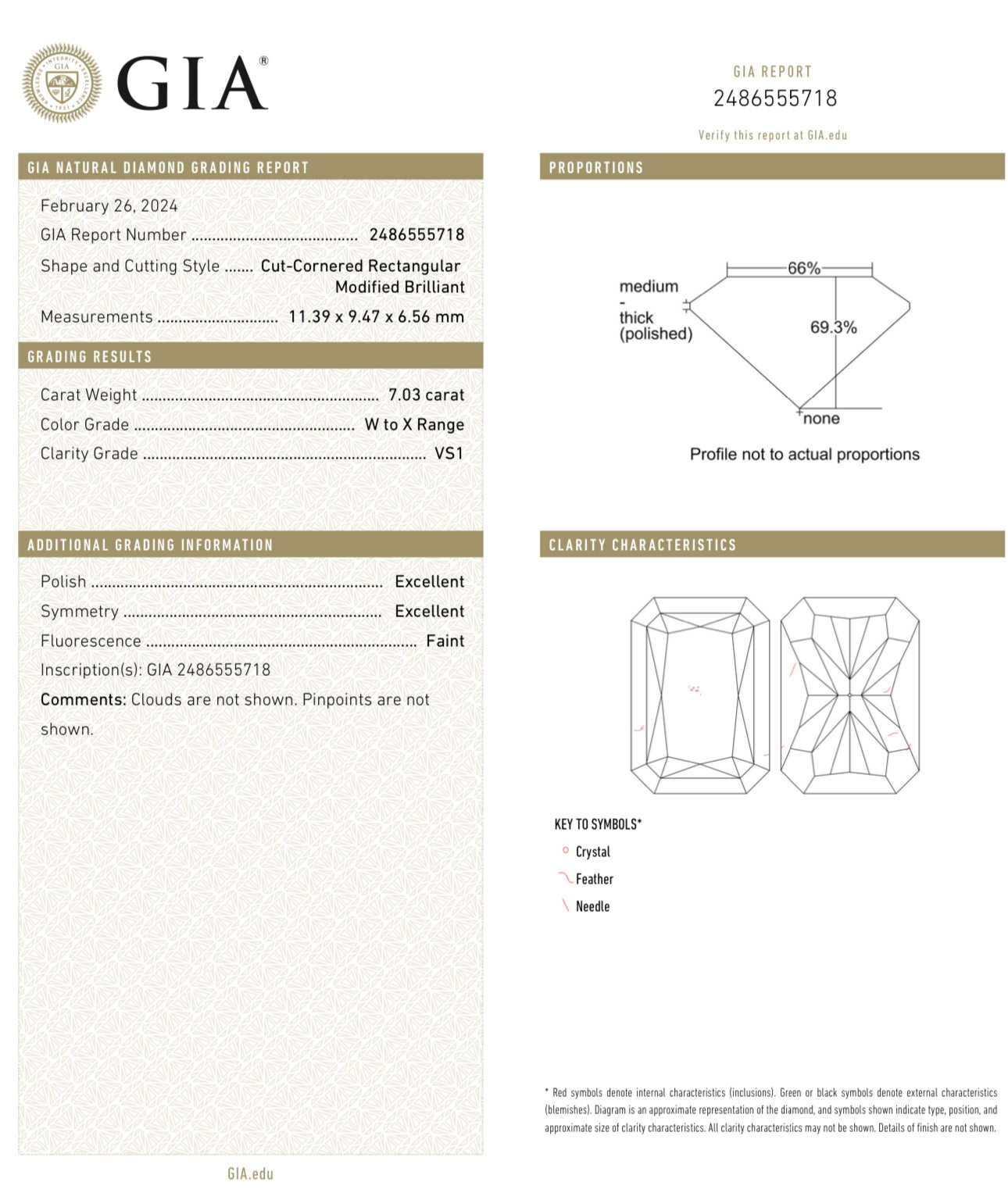 7.03ct Light Yellow Radiant VS1 GIA Ring