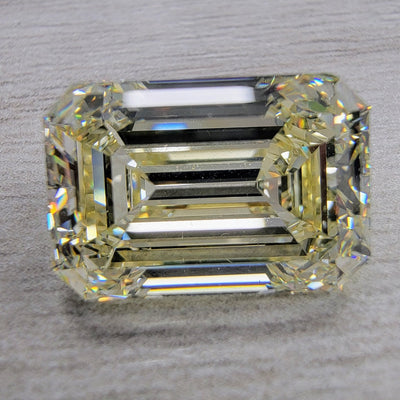 7.36ct Light Yellow Emerald VS1 GIA