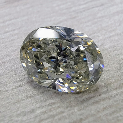 1.22ct Fancy Light Gray Oval SI2 GIA