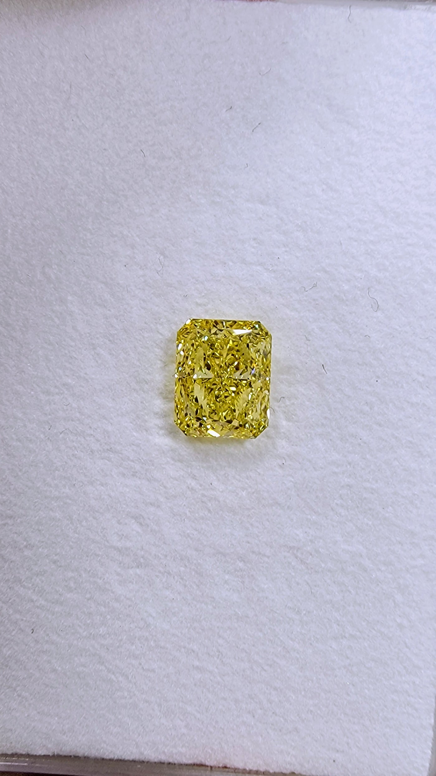 2.04ct Fancy Intense Yellow Elongated Radiant SI2 GIA