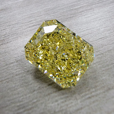 6.00ct Fancy Yellow Elongated Radiant VVS2 GIA