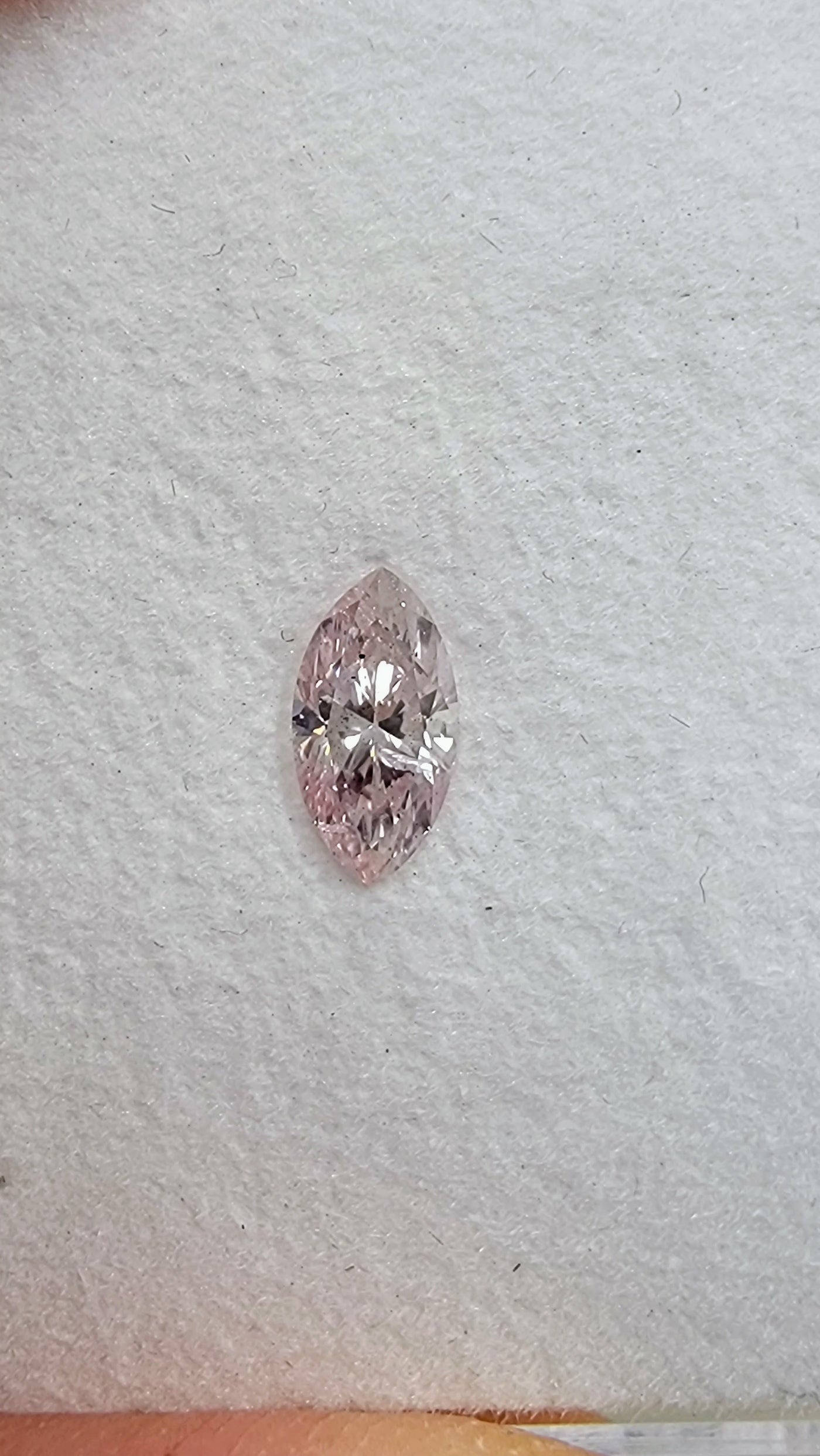 0.45ct Light Pink Marquise GIA