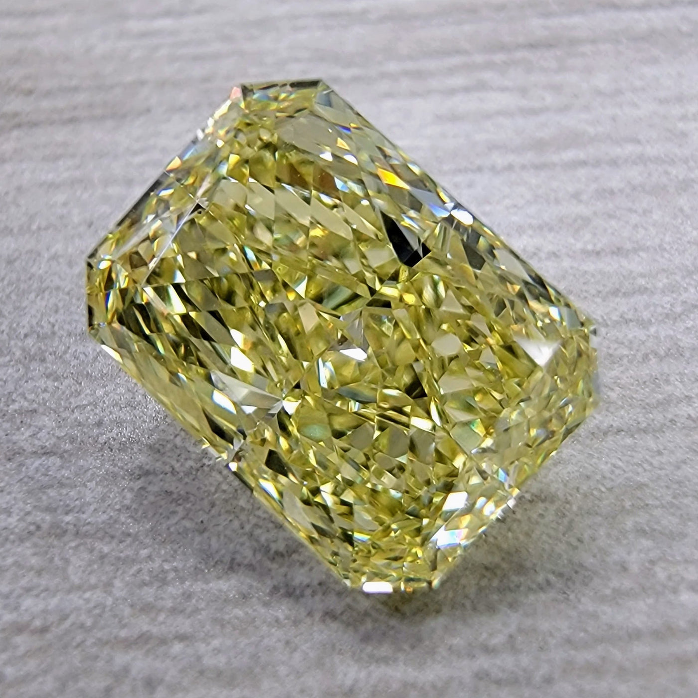 2.01ct Fancy Yellow Elongated Radiant SI1 GIA